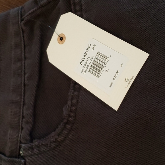 Billabong Cruisin Along Denim Shorts in Black Size 31 - Picture 4 of 11